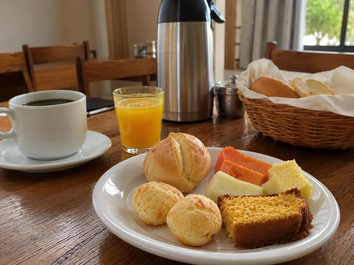 Café da manhã completo - Hotel em Careaçu